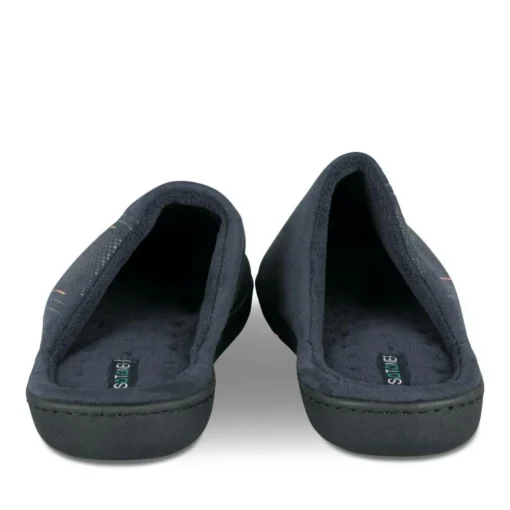 Chaussons MARINE Homme Motif Uni A Enfiler