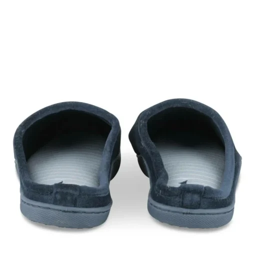 Chaussons MARINE Homme Motif Uni A Enfiler