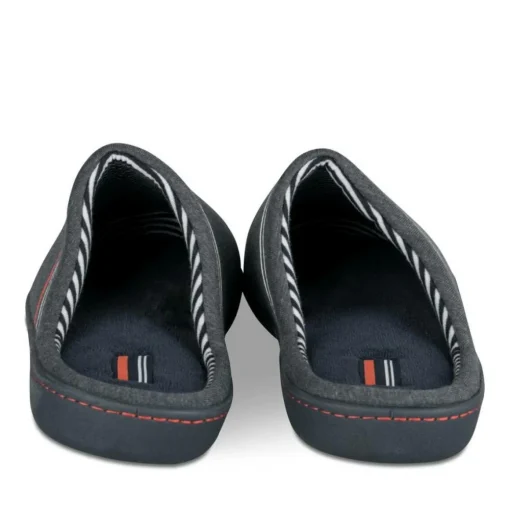 Chaussons MARINE Homme Motif Uni A Enfiler