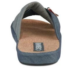 Chaussons MARINE Homme Motif Uni A Enfiler