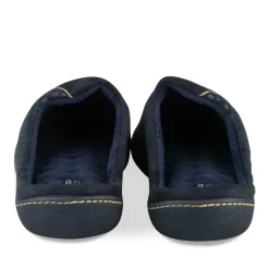 Chaussons MARINE Homme Motif Uni A Enfiler