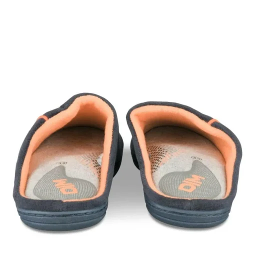 Chaussons MARINE Homme Motif Uni A Enfiler