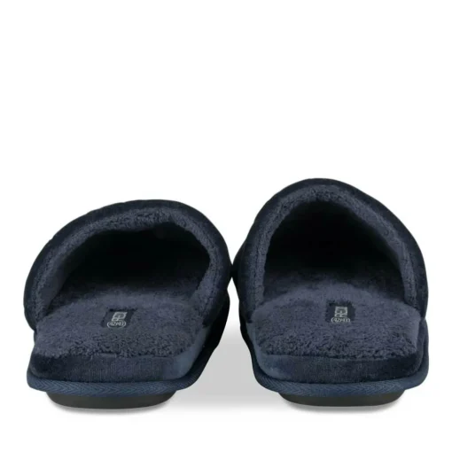 Chaussons MARINE Homme Motif Uni A Enfiler