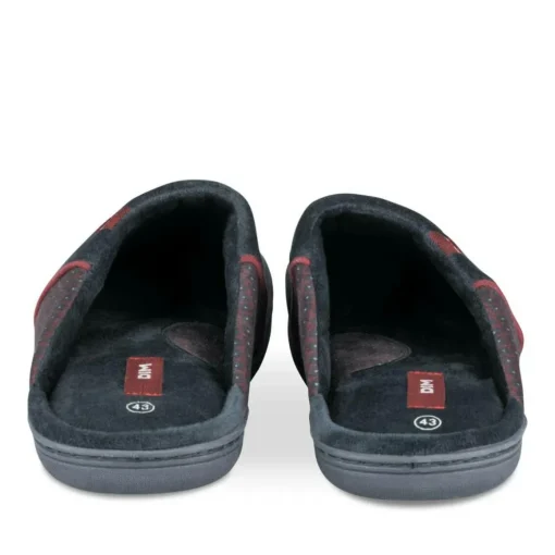 Chaussons MARINE Homme Motif Uni A Enfiler