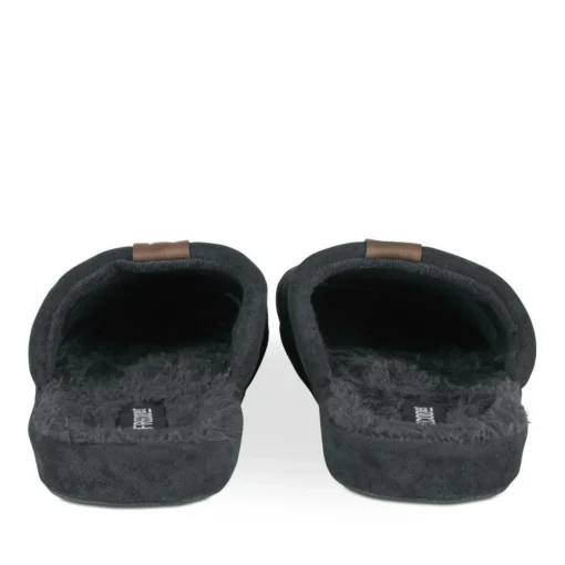 Chaussons MARINE Homme Motif Uni A Enfiler