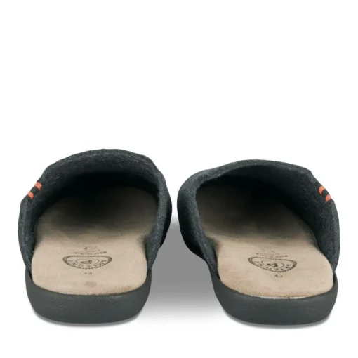 Chaussons MARINE Homme Motif Uni A Enfiler