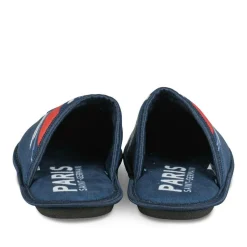 Chaussons MARINE Homme Motif Uni A Enfiler