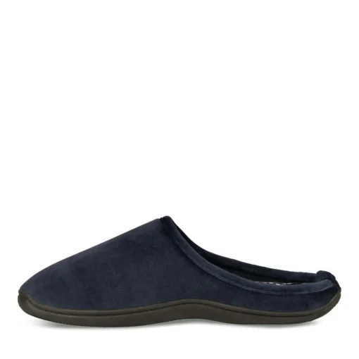 Chaussons MARINE Homme Motif Uni A Enfiler