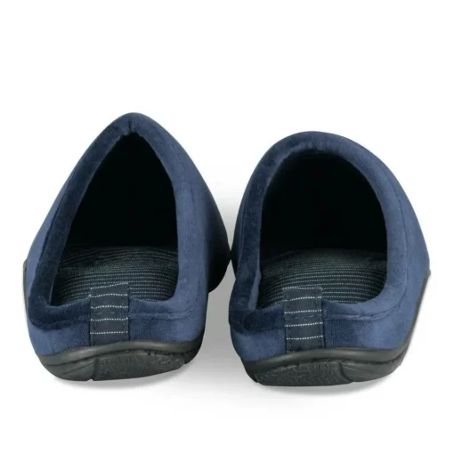 Chaussons MARINE Homme Motif Uni A Enfiler
