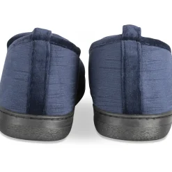 Chaussons MARINE Homme Motif Uni A Enfiler