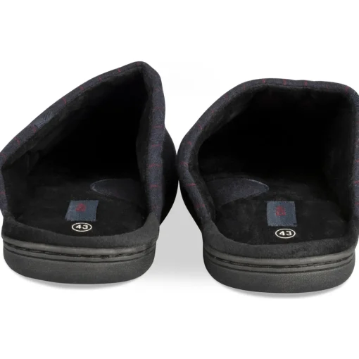 Chaussons MARINE Homme Motif Uni A Enfiler