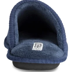 Chaussons MARINE Homme Motif Uni A Enfiler