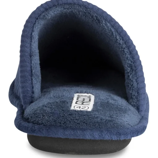 Chaussons MARINE Homme Motif Uni A Enfiler