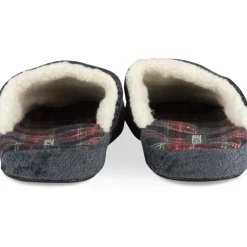 Chaussons MARINE Homme Motif Uni A Enfiler