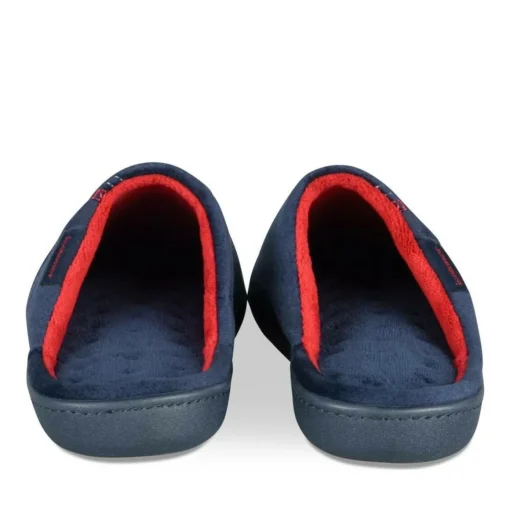 Chaussons MARINE Homme Motif Uni A Enfiler