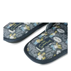 Chaussons MARINE Homme Motif Uni A Enfiler