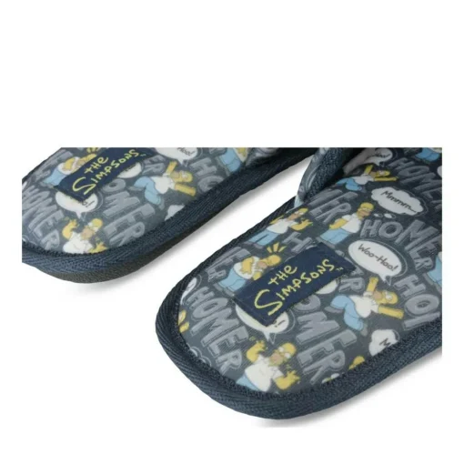 Chaussons MARINE Homme Motif Uni A Enfiler