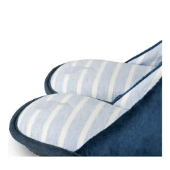 Chaussons MARINE Homme Motif Uni A Enfiler