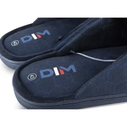 Chaussons MARINE Homme Motif Uni A Enfiler