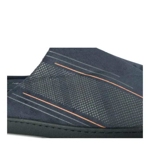 Chaussons MARINE Homme Motif Uni A Enfiler
