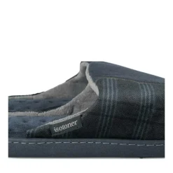 Chaussons MARINE Homme Motif Uni A Enfiler