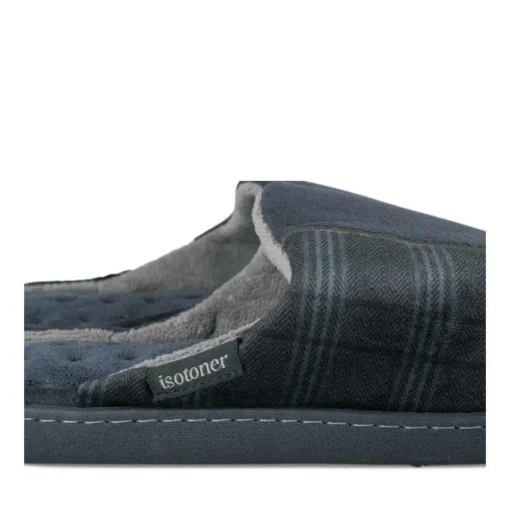 Chaussons MARINE Homme Motif Uni A Enfiler