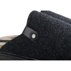 Chaussons MARINE Homme Motif Uni A Enfiler