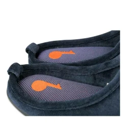 Chaussons MARINE Homme Motif Uni A Enfiler