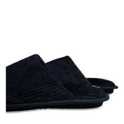 Chaussons MARINE Homme Motif Uni A Enfiler