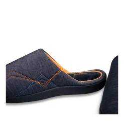 Chaussons MARINE Homme Motif Uni A Enfiler