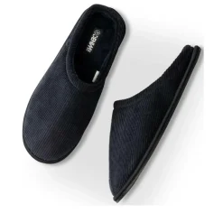 Chaussons MARINE Homme Motif Uni A Enfiler