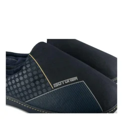 Chaussons MARINE Homme Motif Uni A Enfiler