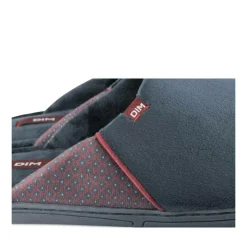 Chaussons MARINE Homme Motif Uni A Enfiler