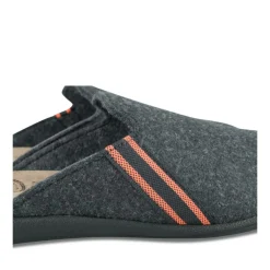Chaussons MARINE Homme Motif Uni A Enfiler