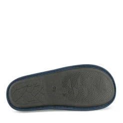 Chaussons MARINE Homme Motif Uni A Enfiler