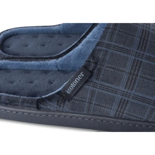 Chaussons MARINE Homme Motif Uni A Enfiler