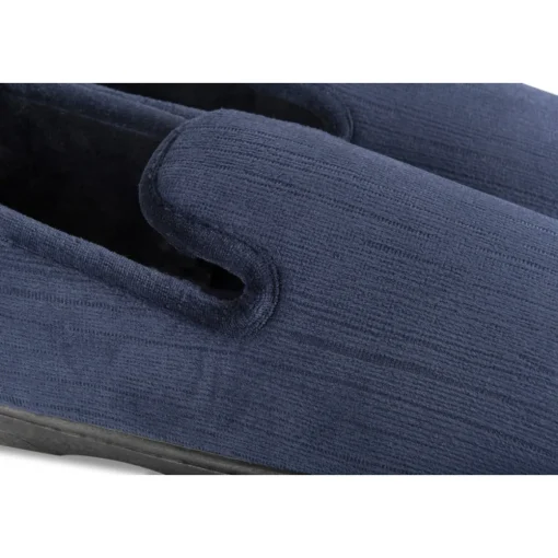 Chaussons MARINE Homme Motif Uni A Enfiler