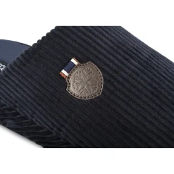 Chaussons MARINE Homme Motif Uni A Enfiler