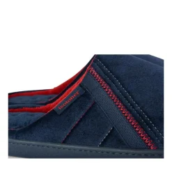 Chaussons MARINE Homme Motif Uni A Enfiler