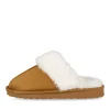 Chaussons MARRON Fille Motif Uni A Enfiler