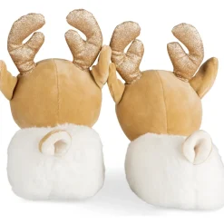 Chaussons MARRON Fille Motif Animal A Enfiler