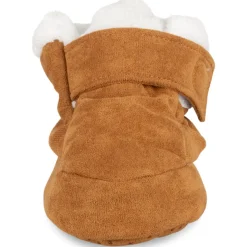 Chaussons MARRON Garçon Motif Uni Scratch