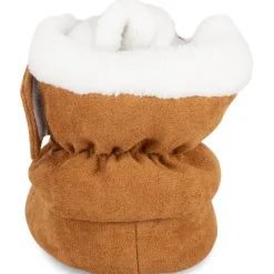 Chaussons MARRON Garçon Motif Uni Scratch