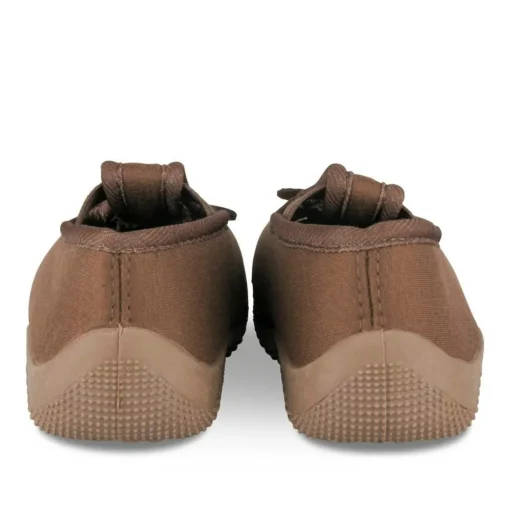 Chaussons MARRON Garçon Motif Uni Scratch