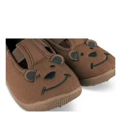 Chaussons MARRON Garçon Motif Uni Scratch