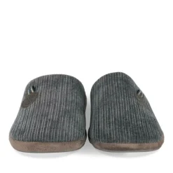Chaussons MARRON Homme Motif Uni A Enfiler