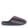 Chaussons MULTICOLOR Homme Motif Rayures A Enfiler