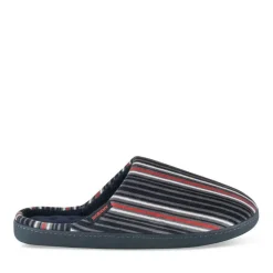Chaussons MULTICOLOR Homme Motif Rayures A Enfiler