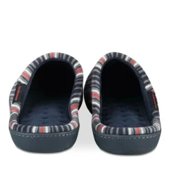 Chaussons MULTICOLOR Homme Motif Rayures A Enfiler