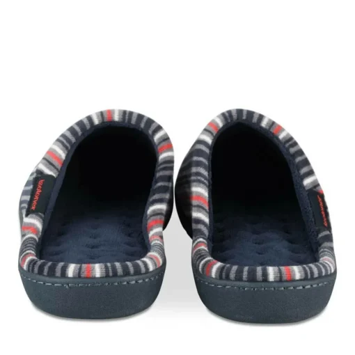Chaussons MULTICOLOR Homme Motif Rayures A Enfiler